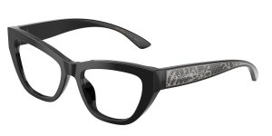 Dolce & Gabbana DG3412 501 แว่นสายตาดำ สำหรับผู้หญิง