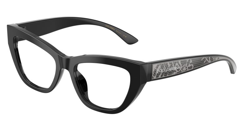 Dolce & Gabbana DG3412 501 แว่นสายตาดำ สำหรับผู้หญิง
