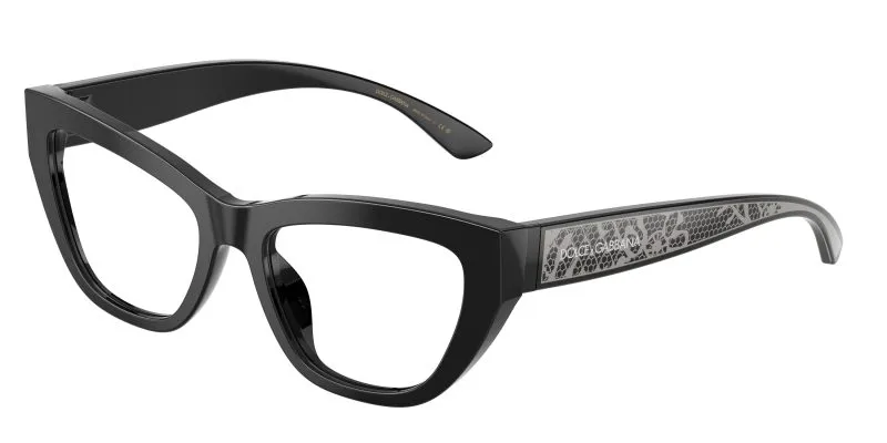 Dolce & Gabbana DG3412 501 แว่นสายตาดำ สำหรับผู้หญิง