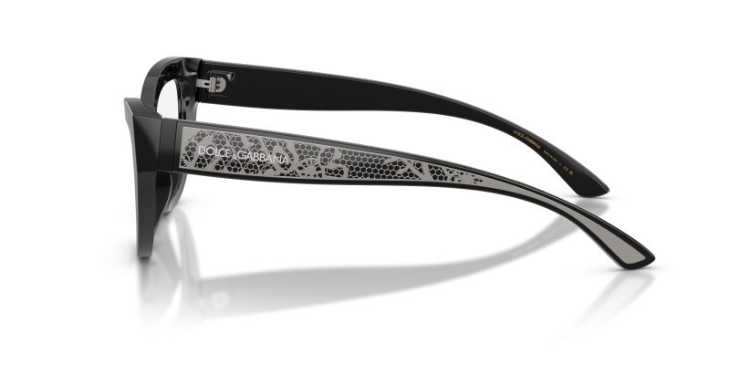 แว่นสายตา Dolce & Gabbana DG3412 501 มุมข้าง ดีไซน์อิตาลี