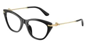 Dolce & Gabbana DG3428 501 แว่นสายตาดำ สำหรับผู้หญิง