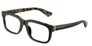 Dolce & Gabbana DG3432 3404 แว่นสายตาสีดำเฉดเหลืองฮาวานา สำหรับผู้ชาย