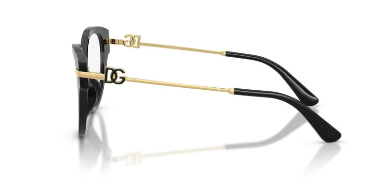 แว่นสายตา Dolce & Gabbana DG3438 501 มุมข้าง ดีไซน์อิตาลี