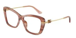 Dolce & Gabbana DG3439 3473 แว่นสายตาแถบแดง สำหรับผู้หญิง