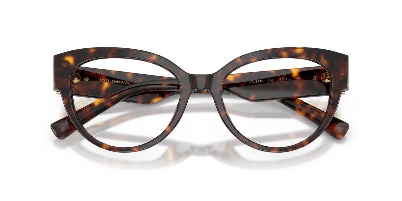 Dolce & Gabbana DG3440 502 close-up ด้านหน้า