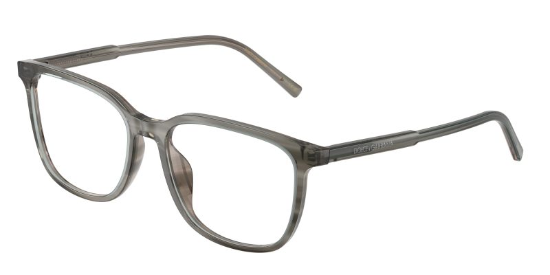 Dolce & Gabbana DG3445 3479 แว่นสายตาGrey On Striped Grey สำหรับผู้ชาย