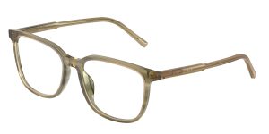 Dolce & Gabbana DG3445 3480 แว่นสายตาGreen On Striped Green สำหรับผู้ชาย