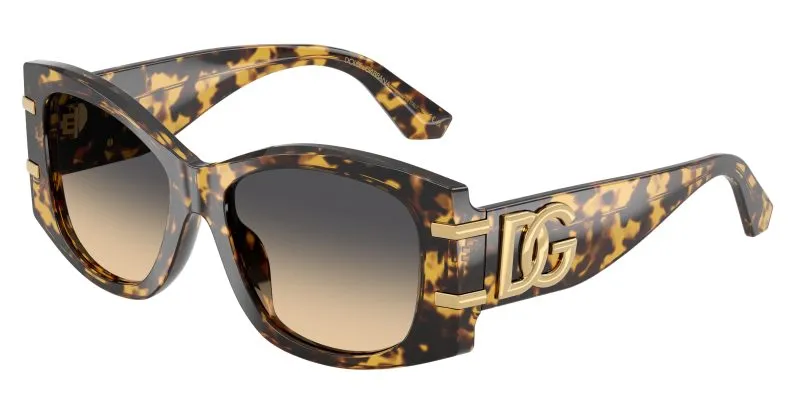 Dolce & Gabbana DG4501 33302Q แว่นกันแดดฮาวานาเหลือง สำหรับผู้หญิง