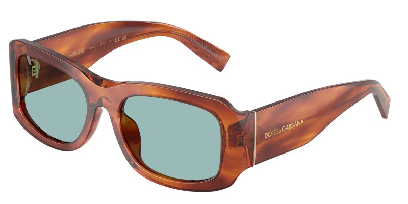 Dolce & Gabbana DG4503 322180 แว่นกันแดดสีขิงลายเส้น สำหรับผู้ชาย