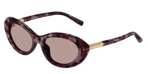 Dolce & Gabbana DG4519 34647N แว่นกันแดดPearl Havana Purple สำหรับผู้หญิง