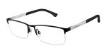 Emporio Armani EA1041 3094 แว่นสายตากรอบโลหะดำรับเบอร์ Half Rim สำหรับผู้ชาย