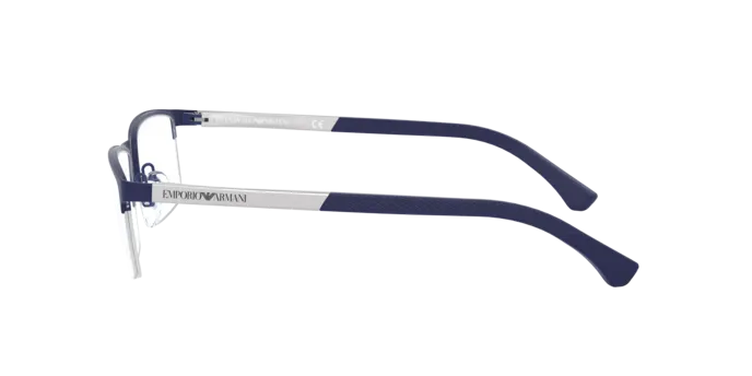 แว่นสายตา Emporio Armani EA1041 3131 มุมข้าง Flexible Frame ขาโลหะเส้นบาง