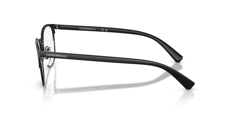 แว่นสายตา Emporio Armani EA1059 3001 มุมข้าง โลโก้นกอินทรีสลักด้านในขาแว่น