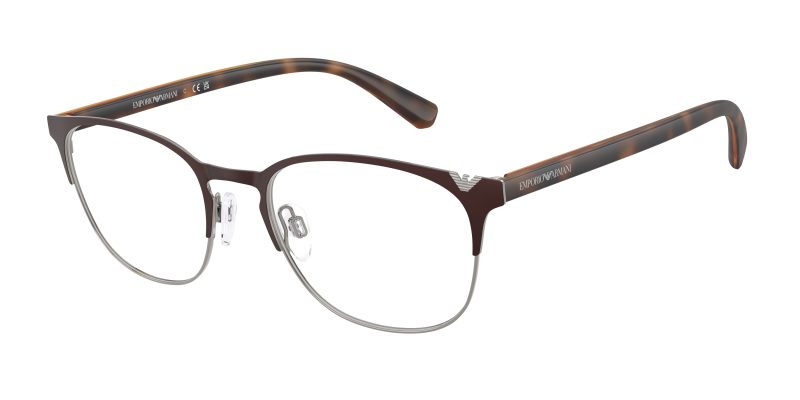 Emporio Armani EA1059 3179 แว่นสายตากรอบน้ำตาล สำหรับผู้ชาย Emporio Armani EA1059 3179 แว่นสายตากรอบน้ำตาล สำหรับผู้ชาย