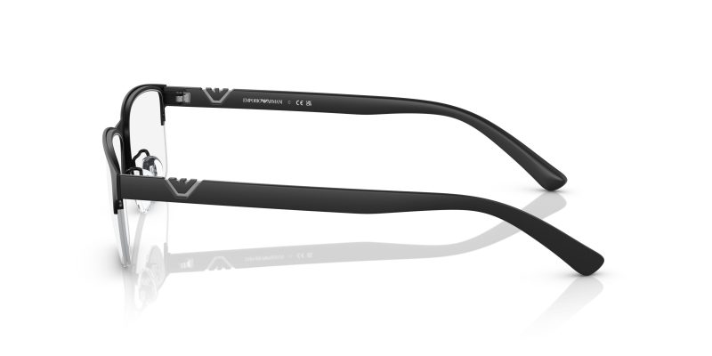 แว่นสายตา Emporio Armani EA1138 3001 มุมข้าง ขาโลหะเส้นบาง