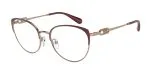 Emporio Armani EA1150 3268 แว่นสายตาโลหะ Rose Gold Bordeaux Cat-Eye สำหรับผู้หญิง Emporio Armani EA1150 3268 แว่นสายตาโลหะ Rose Gold Bordeaux Cat-Eye สำหรับผู้หญิง