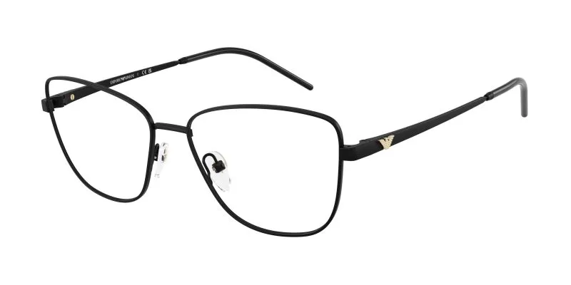 Emporio Armani EA1172 3001 แว่นสายตาโลหะดำด้าน Irregular สำหรับผู้หญิง Emporio Armani EA1172 3001 แว่นสายตาโลหะดำด้าน Irregular สำหรับผู้หญิง