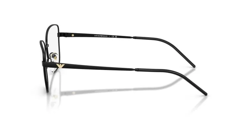แว่นสายตา Emporio Armani EA1172 3001 มุมข้าง Irregular Matte Black