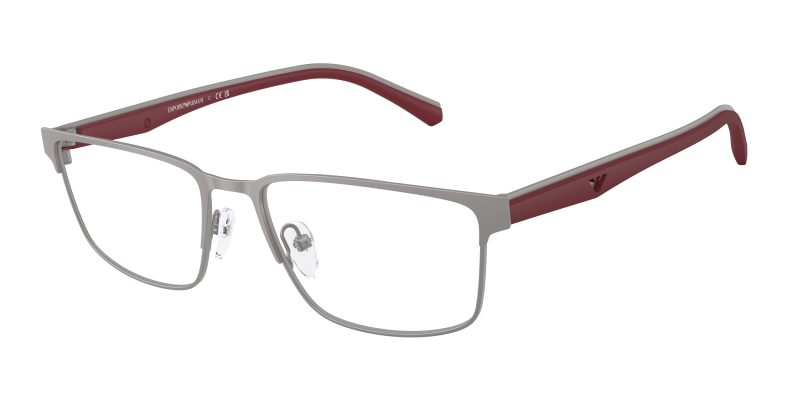 Emporio Armani EA1175 3032 แว่นสายตาโลหะกันเมทัลด้าน Rectangle Slim สำหรับผู้ชาย Emporio Armani EA1175 3032 แว่นสายตาโลหะกันเมทัลด้าน Rectangle Slim สำหรับผู้ชาย
