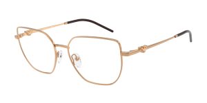 Emporio Armani EA1176 3427 แว่นสายตาโลหะน้ำตาลเมทัล Geometric สำหรับผู้หญิง