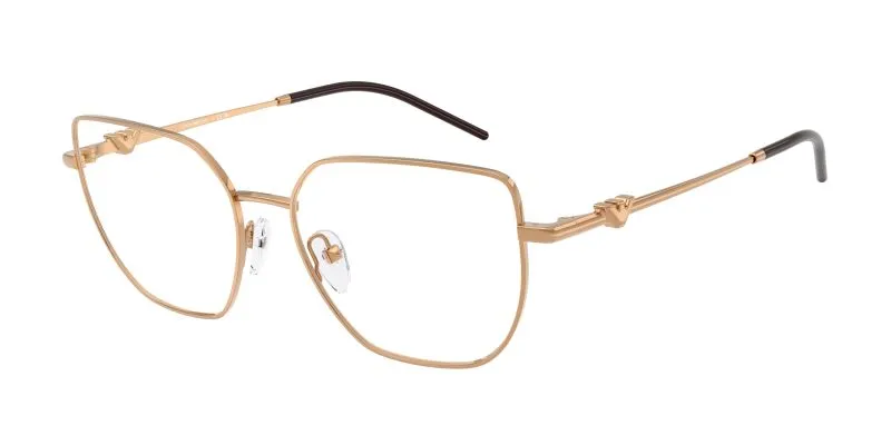 Emporio Armani EA1176 3427 แว่นสายตาโลหะน้ำตาลเมทัล Geometric สำหรับผู้หญิง Emporio Armani EA1176 3427 แว่นสายตาโลหะน้ำตาลเมทัล Geometric สำหรับผู้หญิง