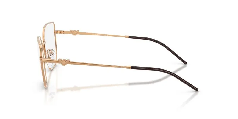 แว่นสายตา Emporio Armani EA1176 3427 มุมข้าง โลหะ Geometric แป้นจมูกปรับได้