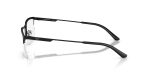 แว่นสายตา Emporio Armani EA1177 3001 มุมข้าง Rectangle Matte Black