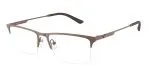 Emporio Armani EA1177 3006 แว่นสายตาโลหะทองแดงด้าน Rectangle Slim สำหรับผู้ชาย Emporio Armani EA1177 3006 แว่นสายตาโลหะทองแดงด้าน Rectangle Slim สำหรับผู้ชาย