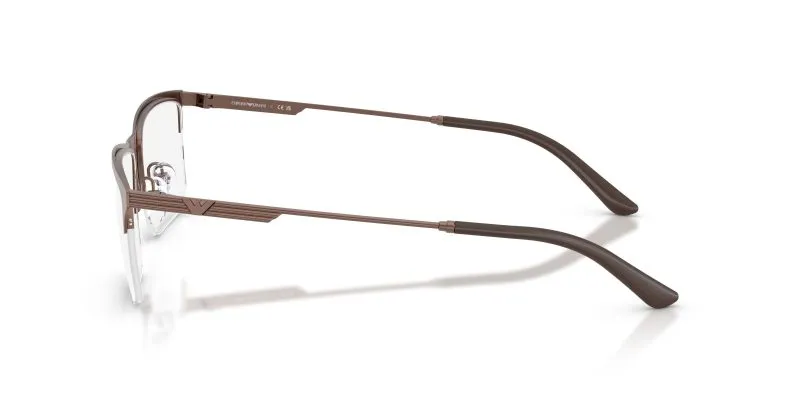 แว่นสายตา Emporio Armani EA1177 3006 มุมข้าง Rectangle Matte Bronze