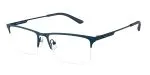Emporio Armani EA1177 3424 แว่นสายตาโลหะ Metalized Blue Rectangle Slim สำหรับผู้ชาย Emporio Armani EA1177 3424 แว่นสายตาโลหะ Metalized Blue Rectangle Slim สำหรับผู้ชาย