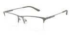 Emporio Armani EA1177 3425 แว่นสายตาโลหะ Matte Grey Rectangle สำหรับผู้ชาย Emporio Armani EA1177 3425 แว่นสายตาโลหะ Matte Grey Rectangle สำหรับผู้ชาย