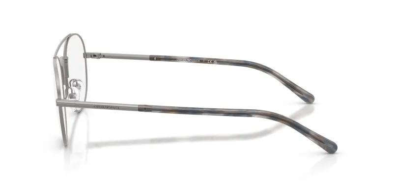 แว่นสายตา Emporio Armani EA1178 3003 มุมข้าง Flexible Frame ขาโลหะเส้นบาง ทรงนักบินคลาสสิก