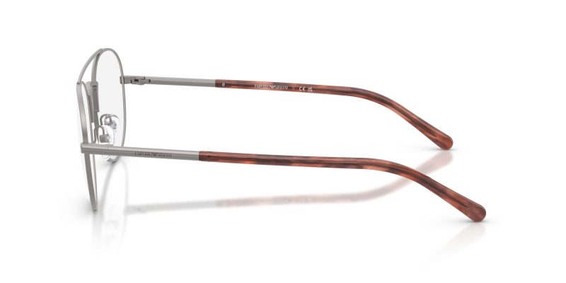 แว่นสายตา Emporio Armani EA1178 3423 มุมข้าง Flexible Frame ขาโลหะเส้นบาง ทรงนักบินคลาสสิก