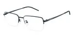 Emporio Armani EA1180D 3018 แว่นสายตาโลหะน้ำเงินด้าน Pillow Asian Fit สำหรับผู้ชาย