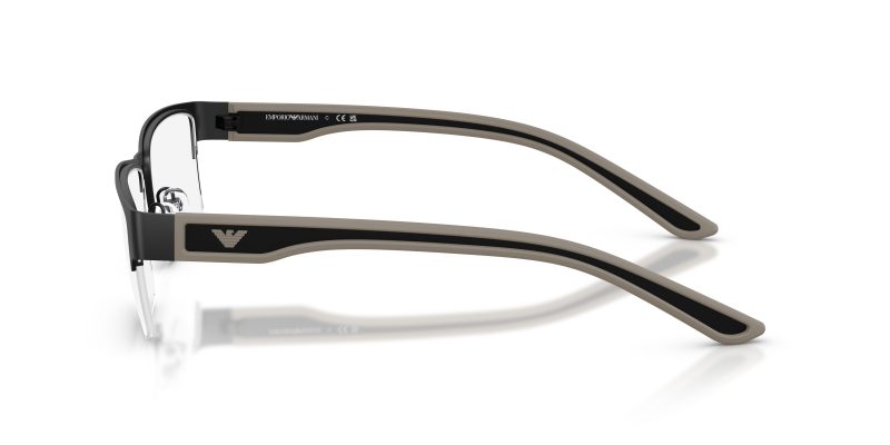 แว่นสายตา Emporio Armani EA1182 3001 มุมข้าง ขาโลหะเส้นบาง