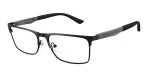 Emporio Armani EA1183 3432 แว่นสายตาโลหะดำด้าน Rectangle สำหรับผู้ชาย Emporio Armani EA1183 3432 แว่นสายตาโลหะดำด้าน Rectangle สำหรับผู้ชาย