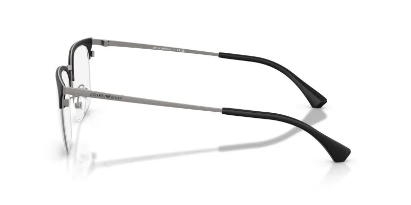 แว่นสายตา Emporio Armani EA1186D 3003 มุมข้าง Square Gunmetal Asian Fit