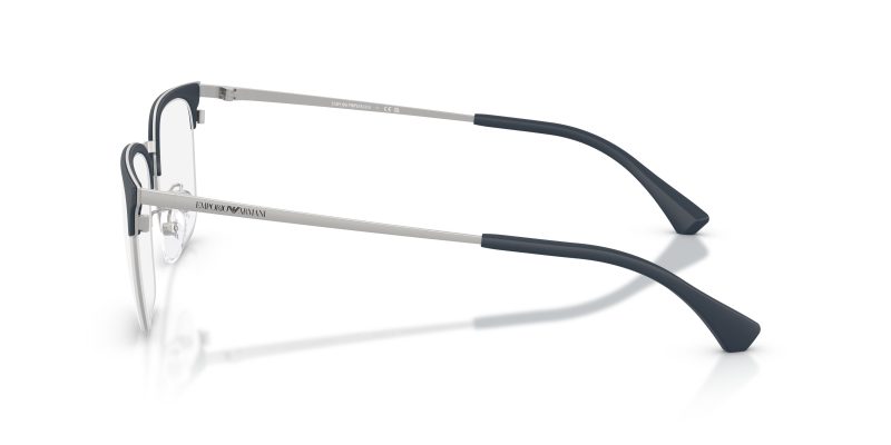 แว่นสายตา Emporio Armani EA1186D 3015 มุมข้าง Square Matte Silver