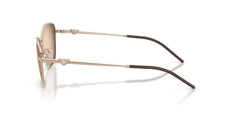 แว่นกันแดด Emporio Armani EA2170 301113 มุมข้าง Rose Gold Gradient