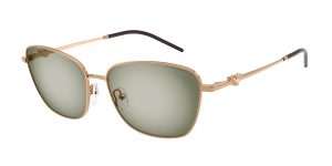 Emporio Armani EA2170 342713 แว่นกันแดดโลหะน้ำตาลเมทัล Geometric สำหรับผู้หญิง