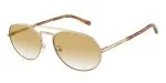 Emporio Armani EA2171 30022Q แว่นกันแดดโลหะ Matte Pale Gold Aviator สำหรับผู้ชาย