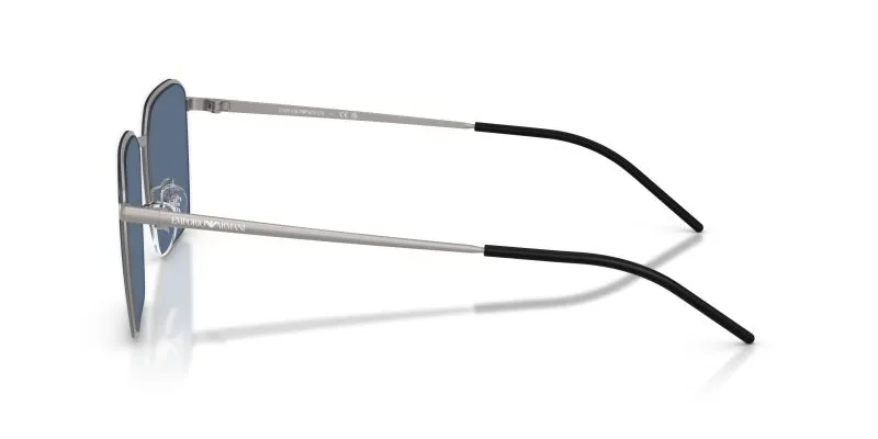 แว่นกันแดด Emporio Armani EA2172D 300380 มุมข้าง Square Gunmetal XXL Asian Fit