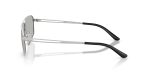 แว่นกันแดด Emporio Armani EA2173 30458V มุมข้าง Aviator Mirror Silver