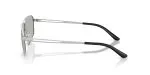 แว่นกันแดด Emporio Armani EA2173 30458V มุมข้าง Aviator Mirror Silver