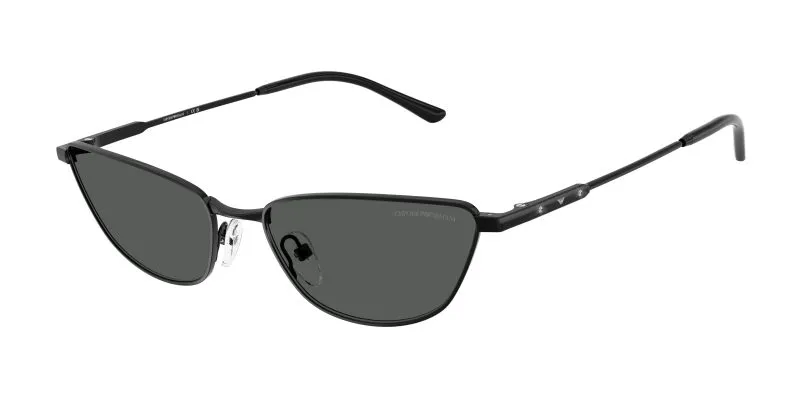 Emporio Armani EA2174B 301487 แว่นกันแดดโลหะดำ Cat-Eye เลนส์เทาเข้ม สำหรับผู้หญิง Emporio Armani EA2174B 301487 แว่นกันแดดโลหะดำ Cat-Eye เลนส์เทาเข้ม สำหรับผู้หญิง