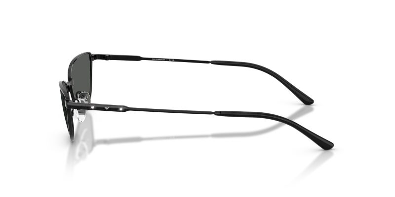 แว่นกันแดด Emporio Armani EA2174B 301487 มุมข้าง Cat-Eye Black Dark Grey