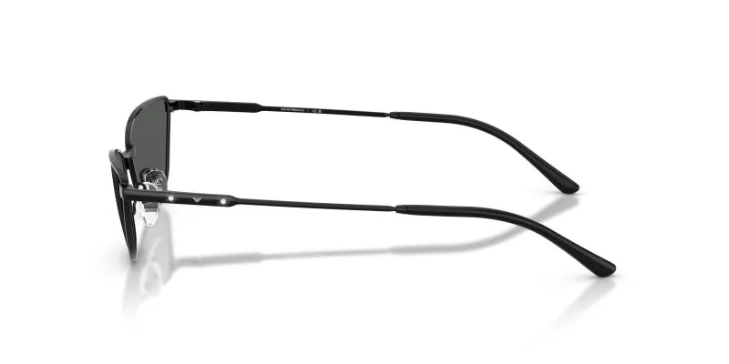 แว่นกันแดด Emporio Armani EA2174B 301487 มุมข้าง Cat-Eye Black Dark Grey