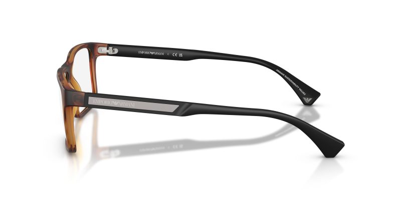 แว่นสายตา Emporio Armani EA3038 5002 มุมข้าง ขาโลหะเส้นบาง