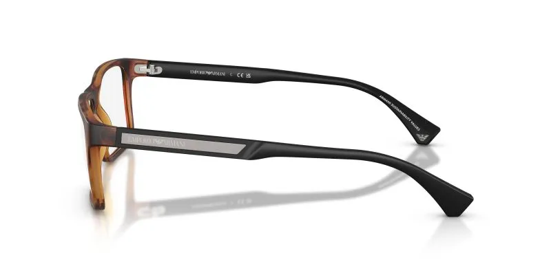 แว่นสายตา Emporio Armani EA3038 5002 มุมข้าง ขาโลหะเส้นบาง
