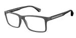 Emporio Armani EA3038 5126 แว่นสายตากรอบฉีดเทาเข้มด้าน Rectangle สำหรับผู้ชาย